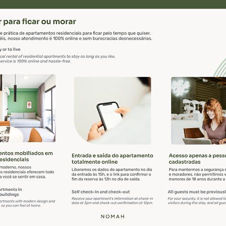 Nomah - Aptos Por Temporada Na Vila Nova Conceicao Sao Paulo Bagian luar foto