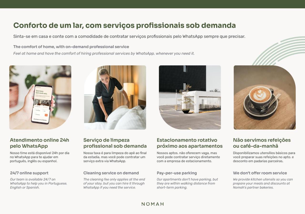 Nomah - Aptos Por Temporada Na Vila Nova Conceicao Sao Paulo Bagian luar foto