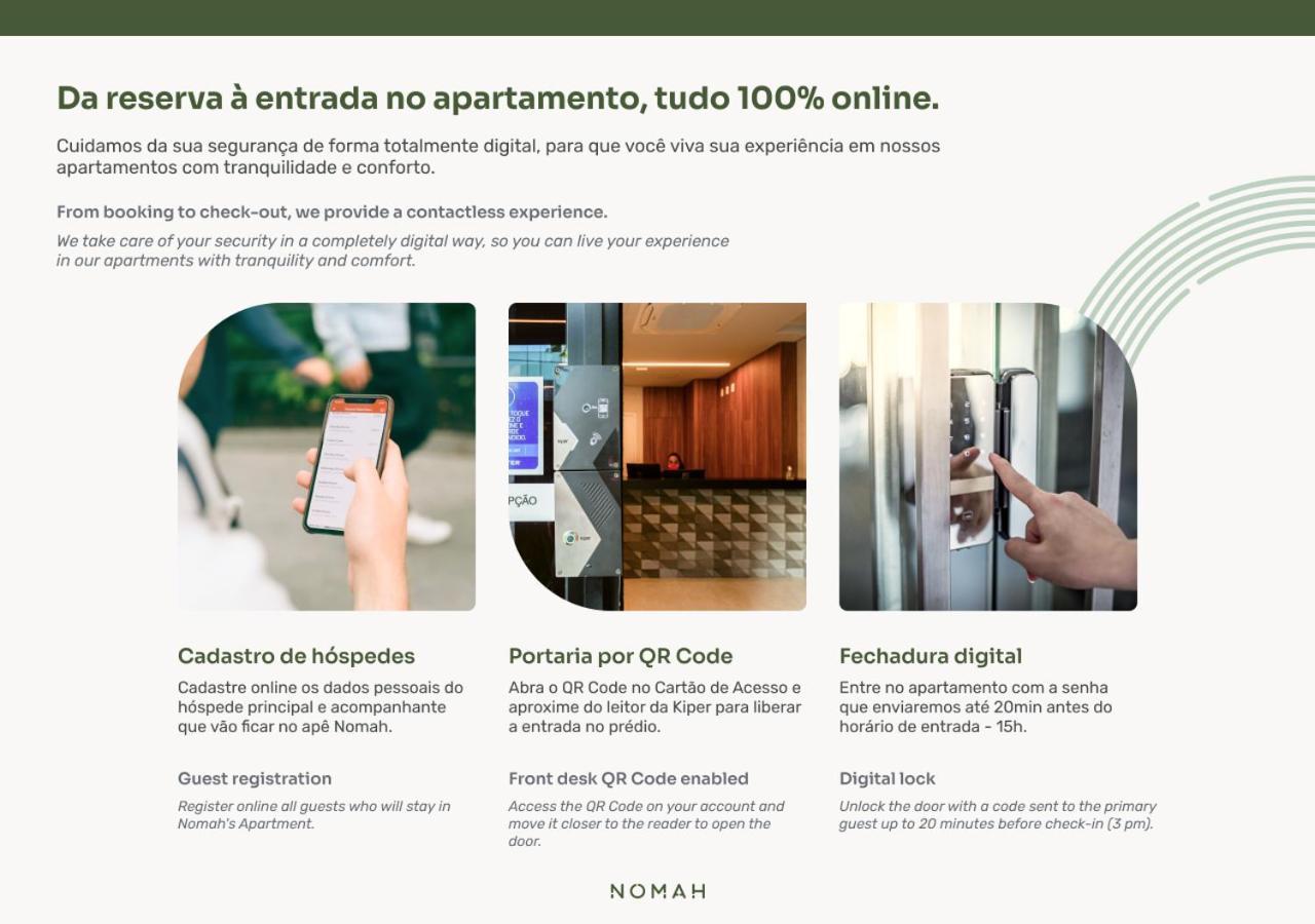 Nomah - Aptos Por Temporada Na Vila Nova Conceicao Sao Paulo Bagian luar foto